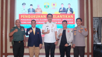 Pengurus KONI Muarojambi Periode 2024 - 2028 Dilantik, Bachyuni Ucapkan Selamat